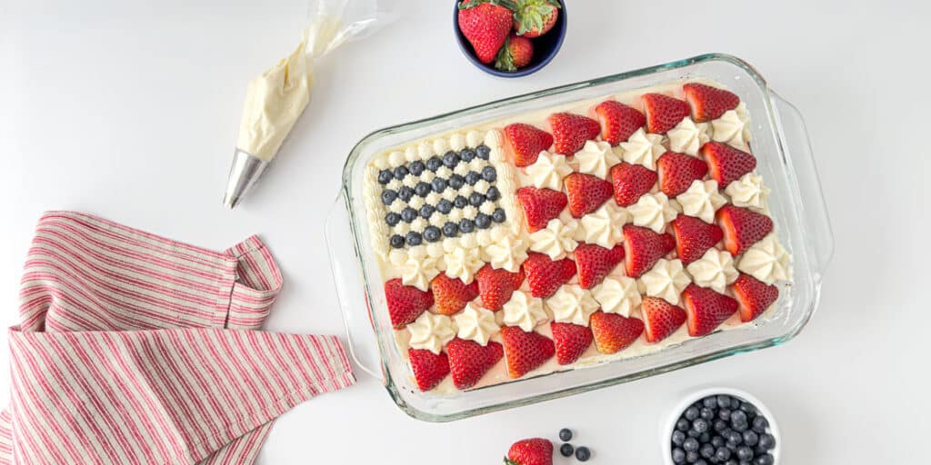 Flag Cake